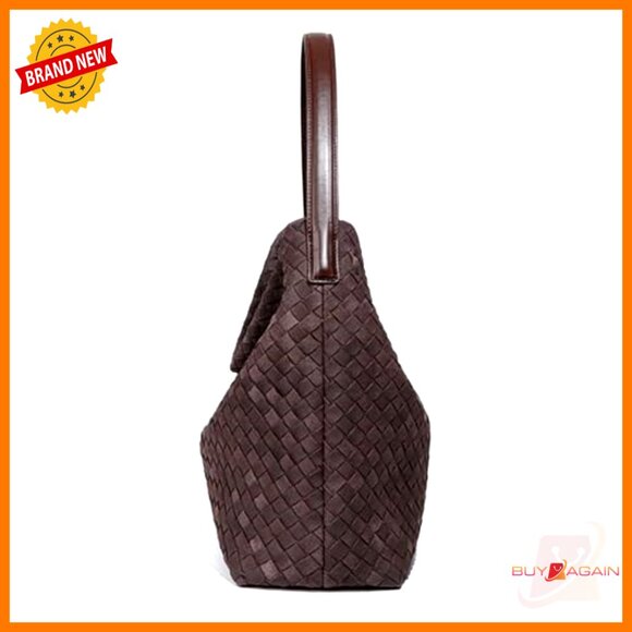 Slouchy Suede Hobo Bag with Top Handle and Crossbody Strap